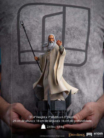 IRON STUDIOS LOTR SARUMAN ART 1/10 STATUA 29 cm