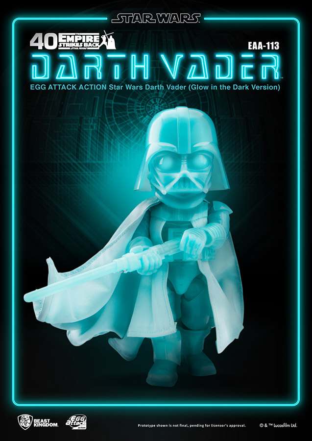 STAR WARS UOVA AA DARTH VADER GLOW I/T DARK VER ACTION FIGURA BEAST KINGDOM