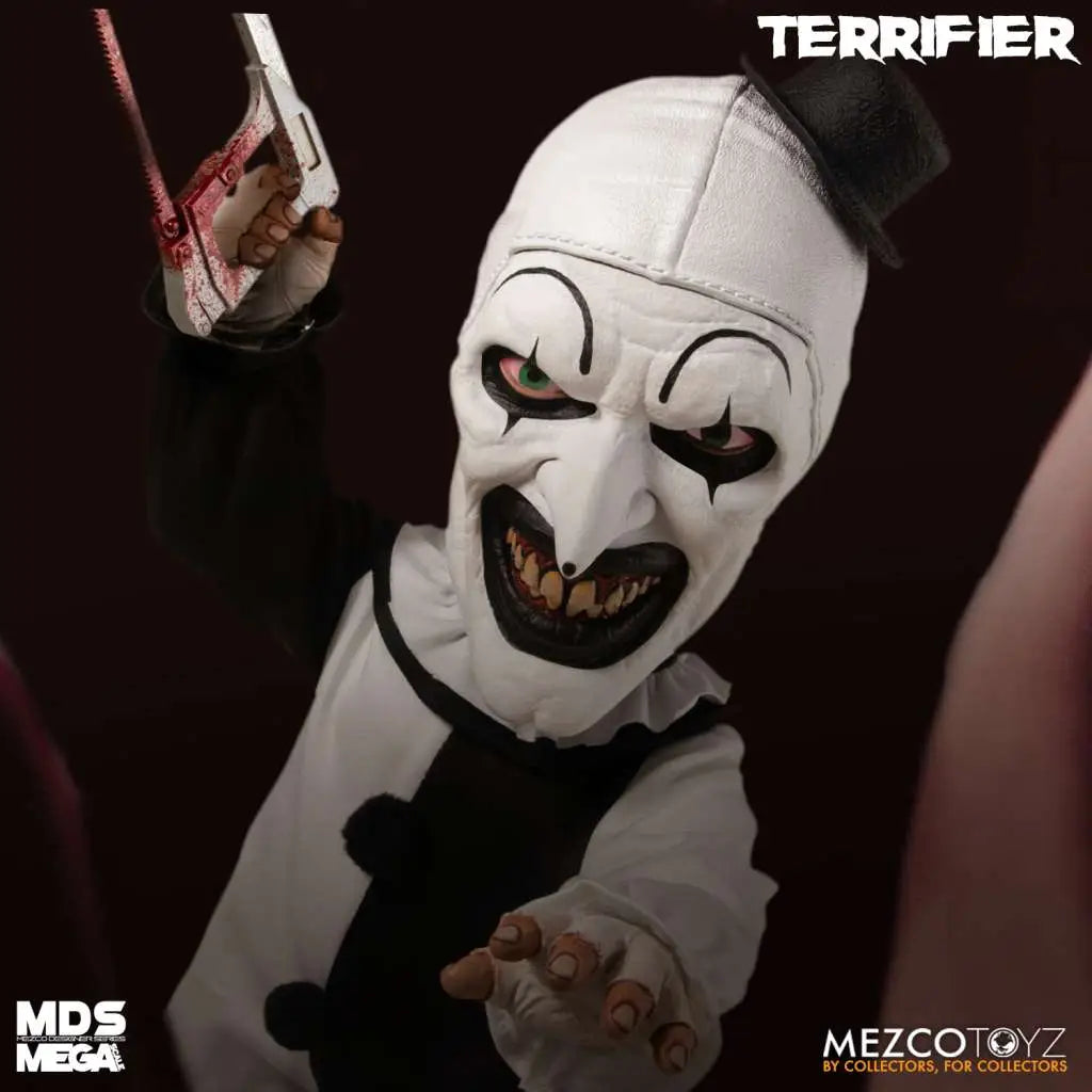 MEZCO TOYS - TERRIFIER MDS MEGA SCALE TERRIFIER ART CLOWN W/SOUND ACTION FIGURE 45 cm