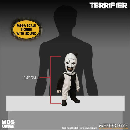 MEZCO TOYS - TERRIFIER MDS MEGA SCALE TERRIFIER ART CLOWN W/SOUND ACTION FIGURE 45 cm