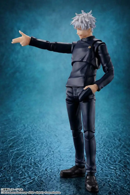 BANDAI GOJO & SATORU - JUJUTSU KAISEN S.H.FIGUARTS -JUJUTSU TECHNICAL HIGH SCHOOL- ACTION FIGURE 18 cm