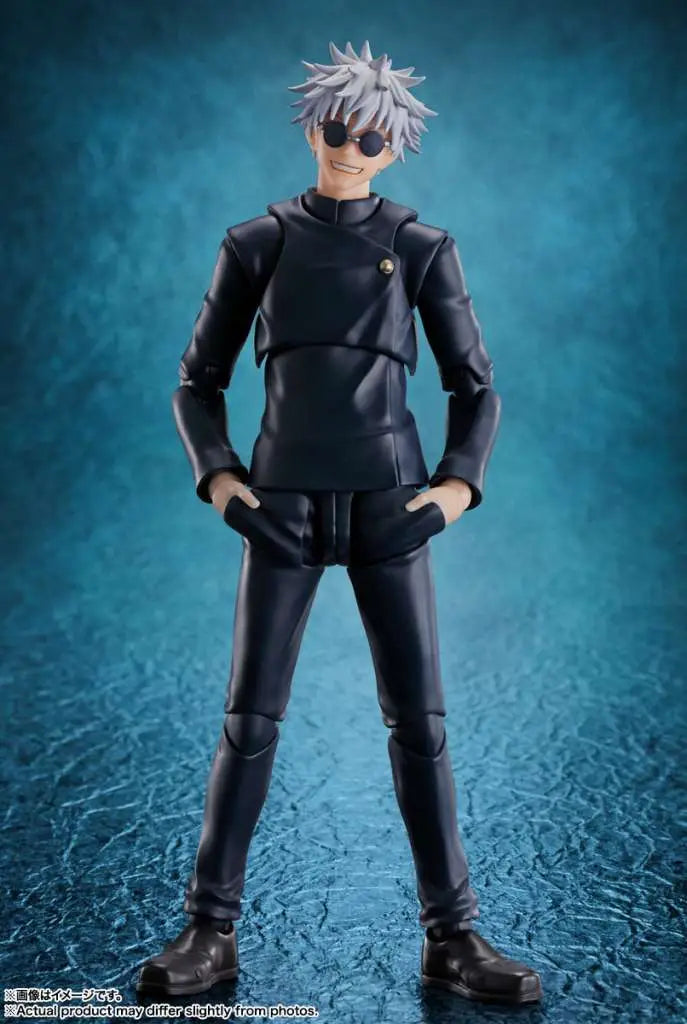 BANDAI GOJO & SATORU - JUJUTSU KAISEN S.H.FIGUARTS -JUJUTSU TECHNICAL HIGH SCHOOL- ACTION FIGURE 18 cm