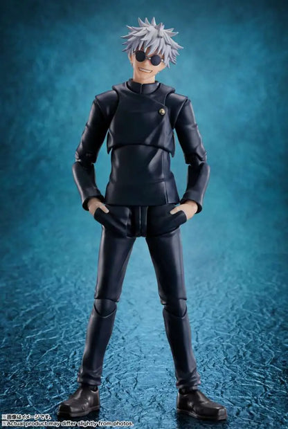 BANDAI GOJO & SATORU - JUJUTSU KAISEN S.H.FIGUARTS -JUJUTSU TECHNICAL HIGH SCHOOL- ACTION FIGURE 18 cm