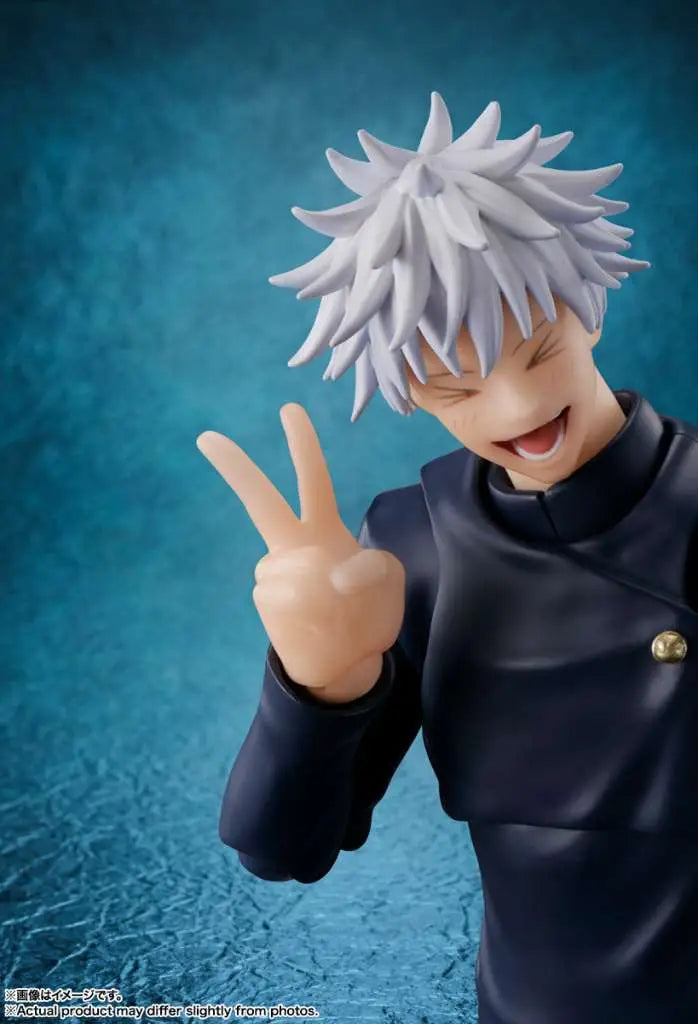 BANDAI GOJO & SATORU - JUJUTSU KAISEN S.H.FIGUARTS -JUJUTSU TECHNICAL HIGH SCHOOL- ACTION FIGURE 18 cm