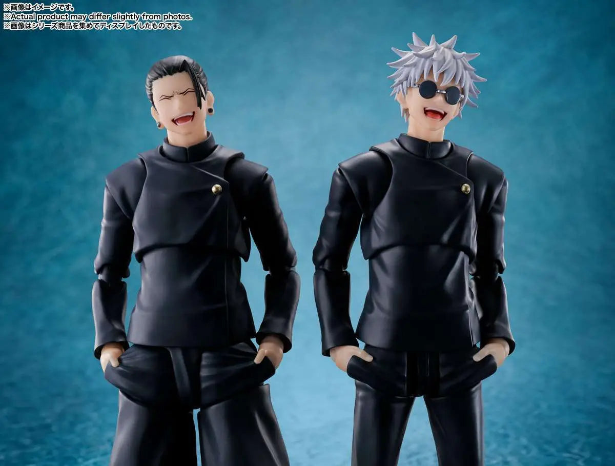 BANDAI GOJO & SATORU - JUJUTSU KAISEN S.H.FIGUARTS -JUJUTSU TECHNICAL HIGH SCHOOL- ACTION FIGURE 18 cm