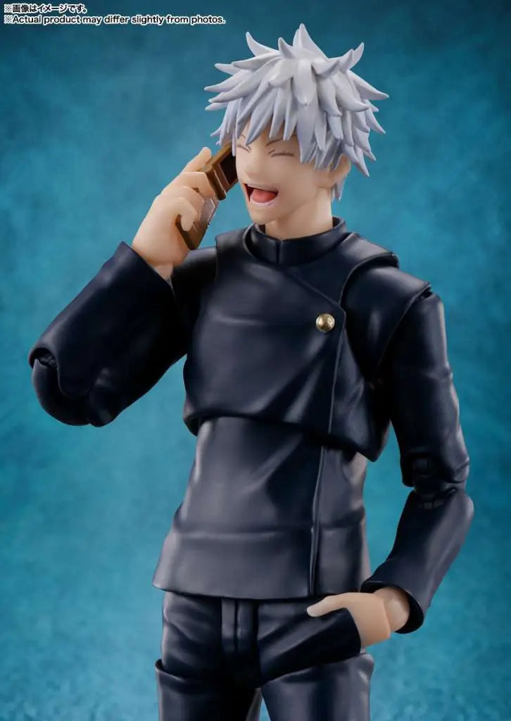 BANDAI GOJO & SATORU - JUJUTSU KAISEN S.H.FIGUARTS -JUJUTSU TECHNICAL HIGH SCHOOL- ACTION FIGURE 18 cm