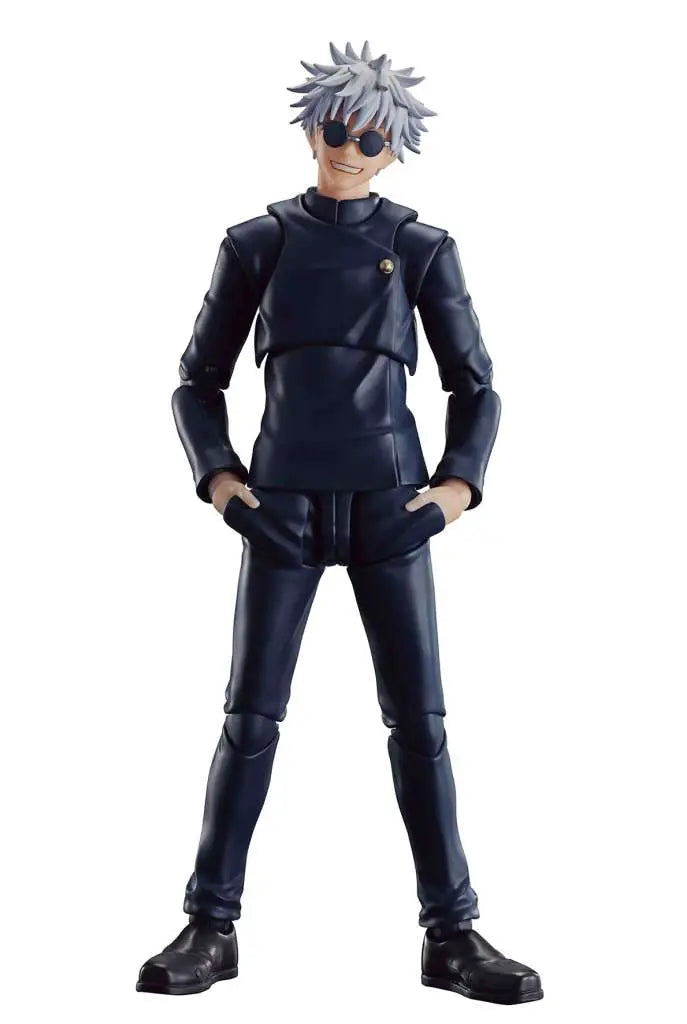 BANDAI GOJO & SATORU - JUJUTSU KAISEN S.H.FIGUARTS -JUJUTSU TECHNICAL HIGH SCHOOL- ACTION FIGURE 18 cm
