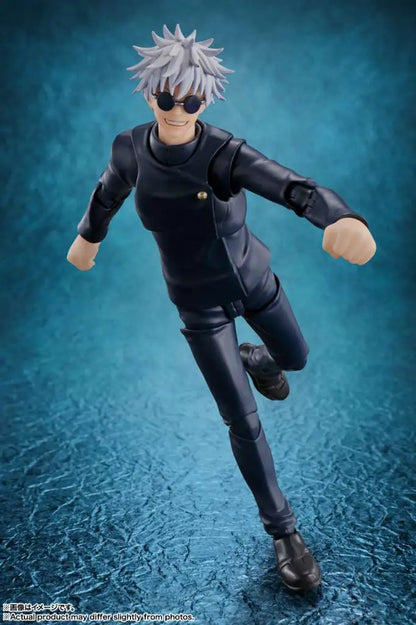 BANDAI GOJO & SATORU - JUJUTSU KAISEN S.H.FIGUARTS -JUJUTSU TECHNICAL HIGH SCHOOL- ACTION FIGURE 18 cm