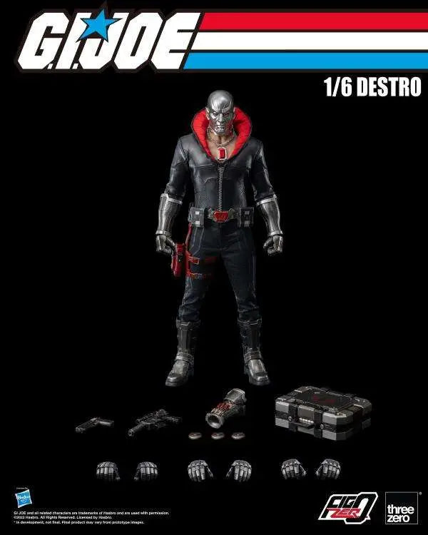 THREEA TOYS/THREEZERO G.I. JOE DESTRO AF 1/6 ACTION FIGURE 38 cm