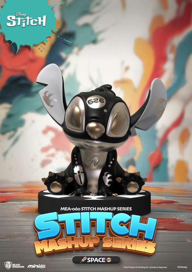 BEAST KINGDOM MINI EGG ATTACK STITCH MASHUP BLIND BOX DISPLAY (6) MINI FIGURA 8 cm