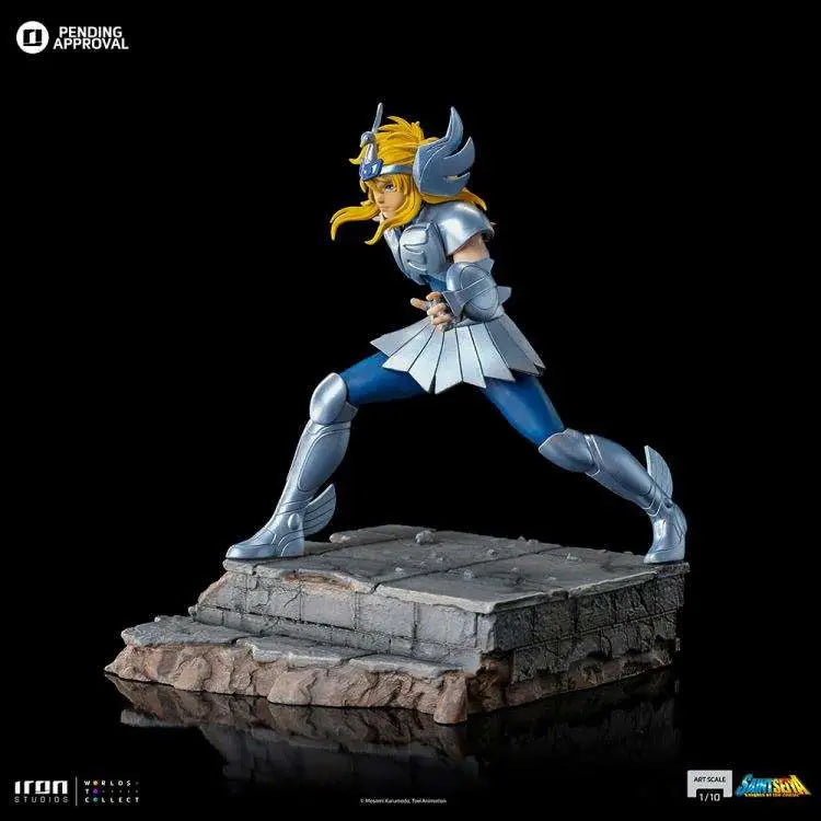 IRON STUDIOS HYOGA & CYGNUS - SAINT SEIYA 1/10 STATUA 19.20 cm