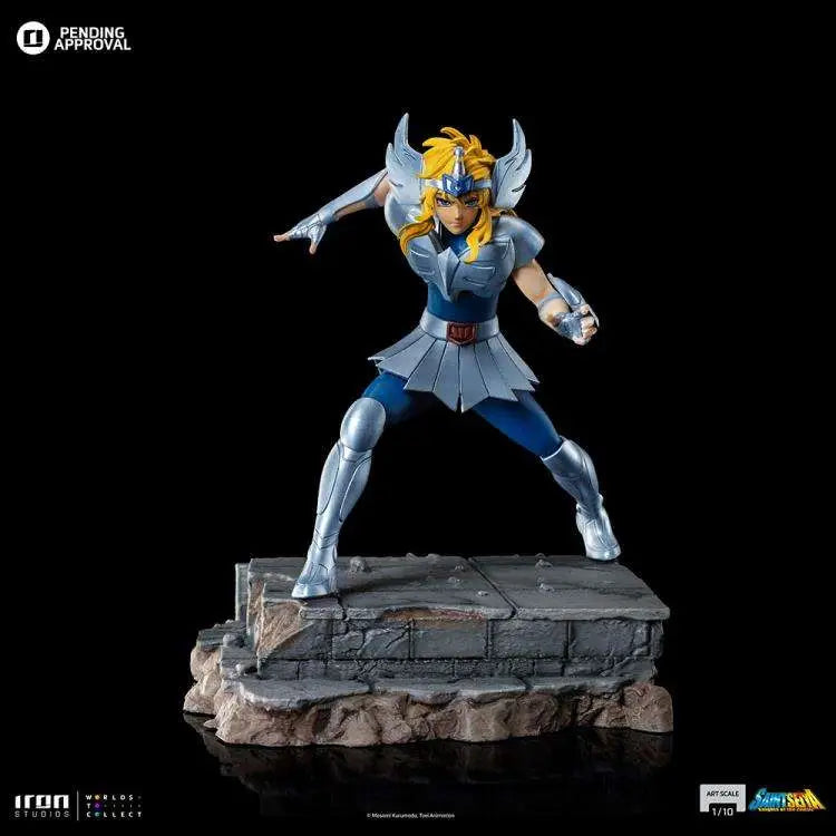 IRON STUDIOS HYOGA & CYGNUS - SAINT SEIYA 1/10 STATUA 19.20 cm