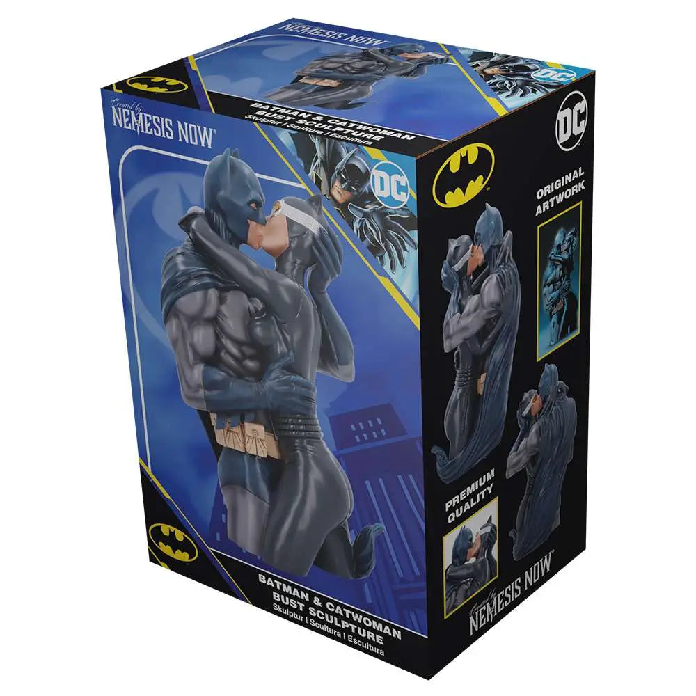 NEMESIS NOW BATMAN & CATWOMAN - DC & COLLECTIBLE BUST BUSTO 34 cm