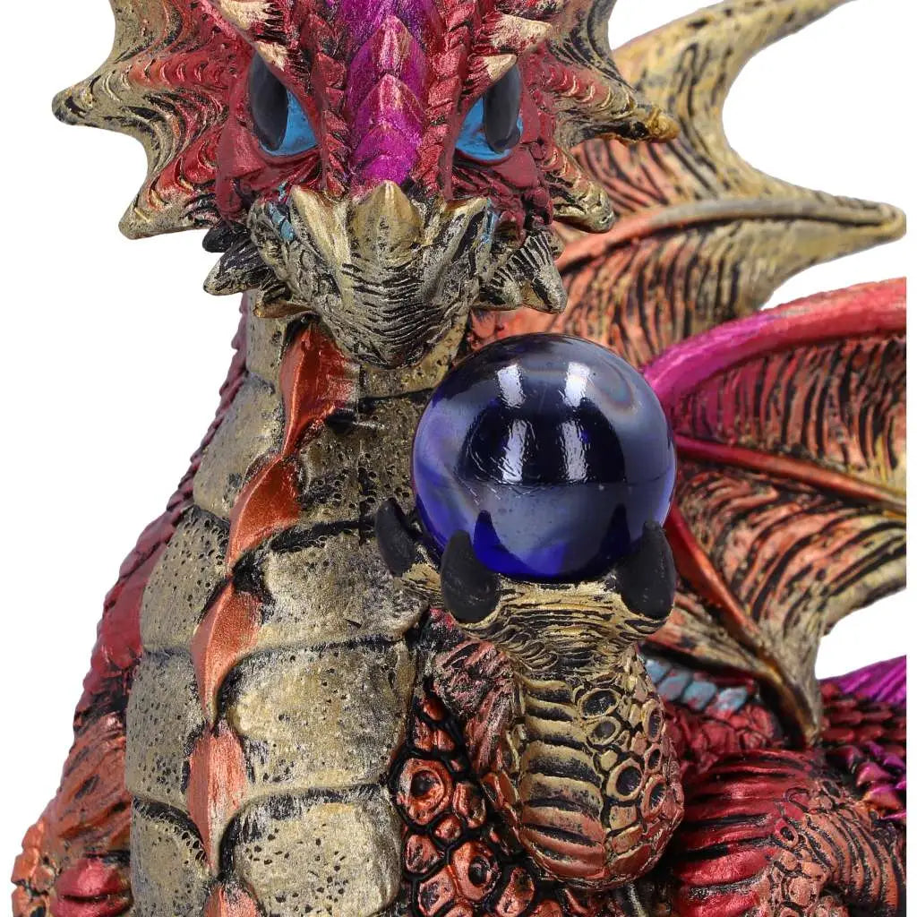ORB HOARD RED DRAGON FIGURINE