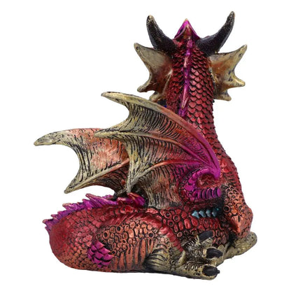 ORB HOARD RED DRAGON FIGURINE
