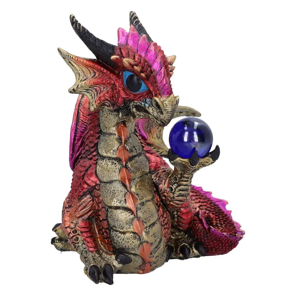 ORB HOARD RED DRAGON FIGURINE