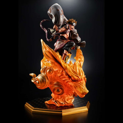 NARUTO-SHIPPUDEN-NARUTO SASUKE GOD SET STATUA MEGAHOUSE