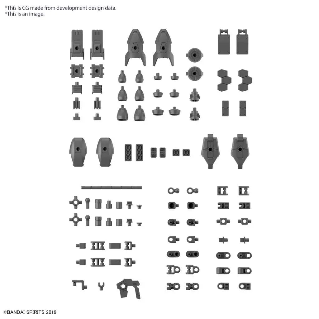 BANDAI OPTION PARTS SET 15 MULTI VERNIER/MULTI-JOINT 1/144 MODEL KIT 30MM