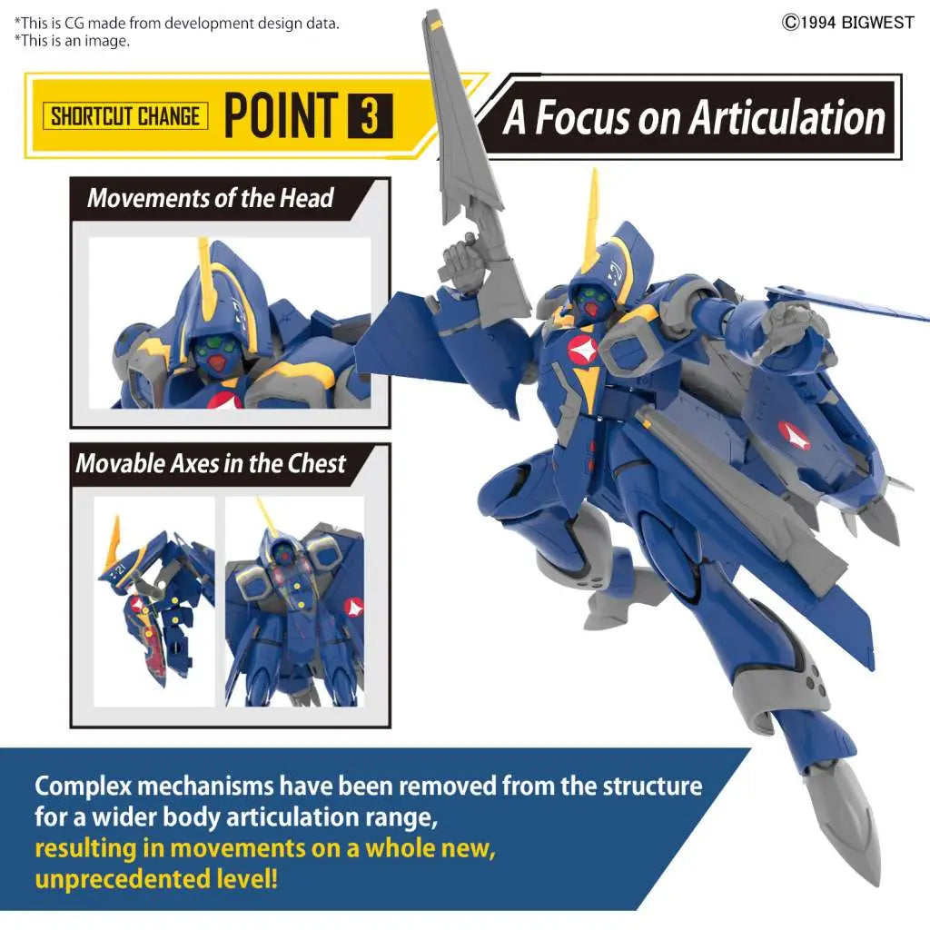BANDAI HG YF-21 1/100 MODEL KIT 12 cm