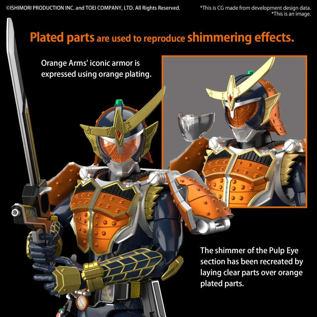BANDAI RISE KAMEN RIDER GAIM ORANGE ARMS MODEL KIT 12 cm
