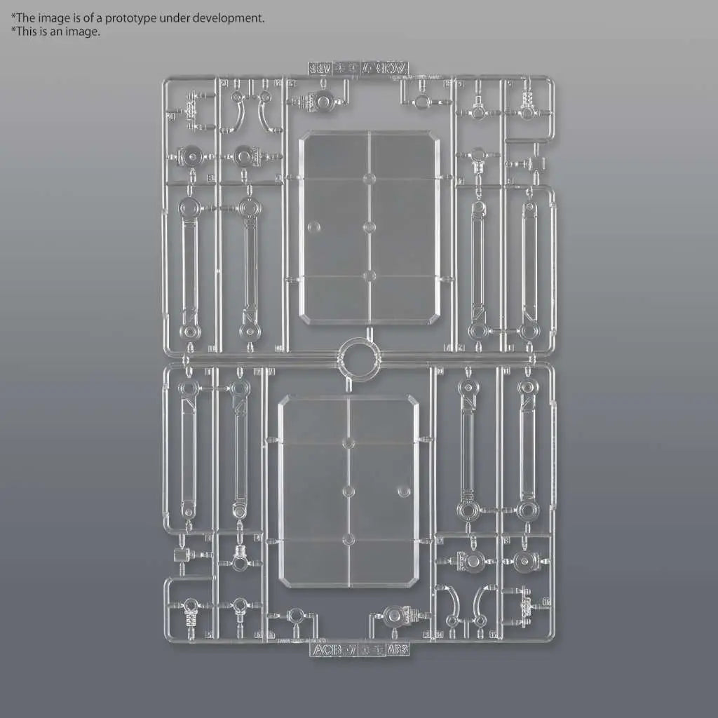 BANDAI ACTION BASE 7 CLEAR COLOR MODEL KIT