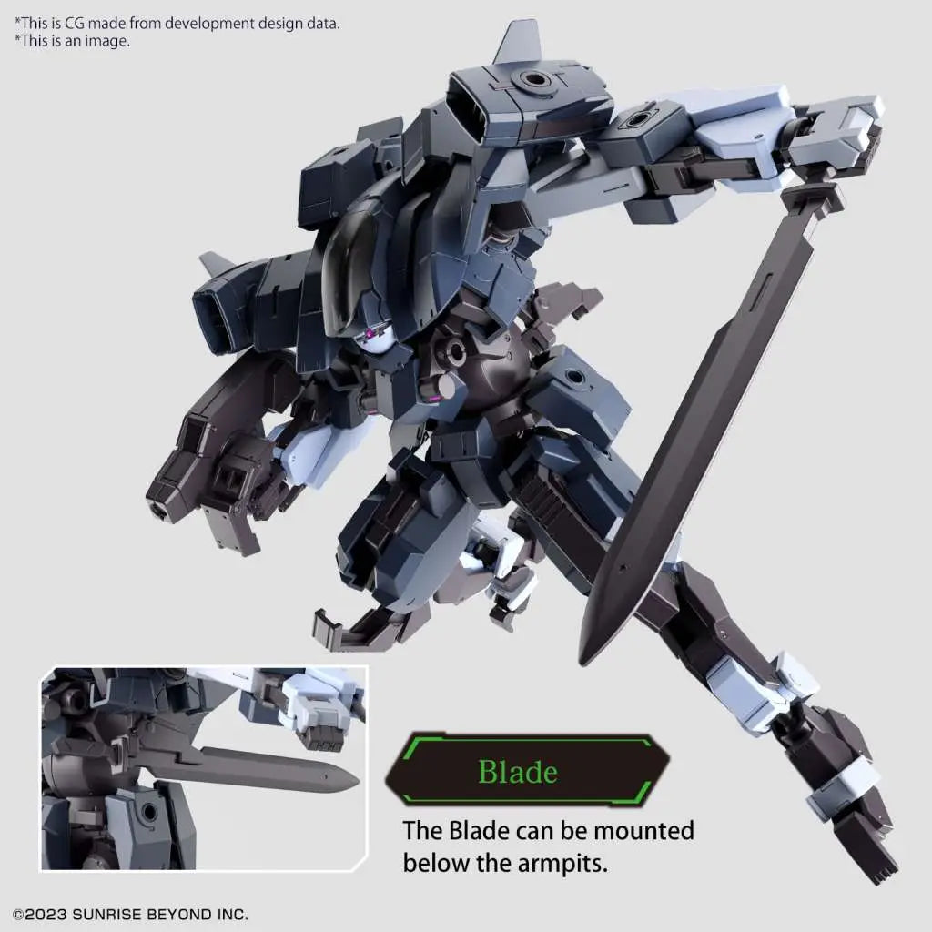 BANDAI HG AARONRHINO GRADY EXCLUSIVE 1/72 MODEL KIT 8 cm EXCLUSIVE