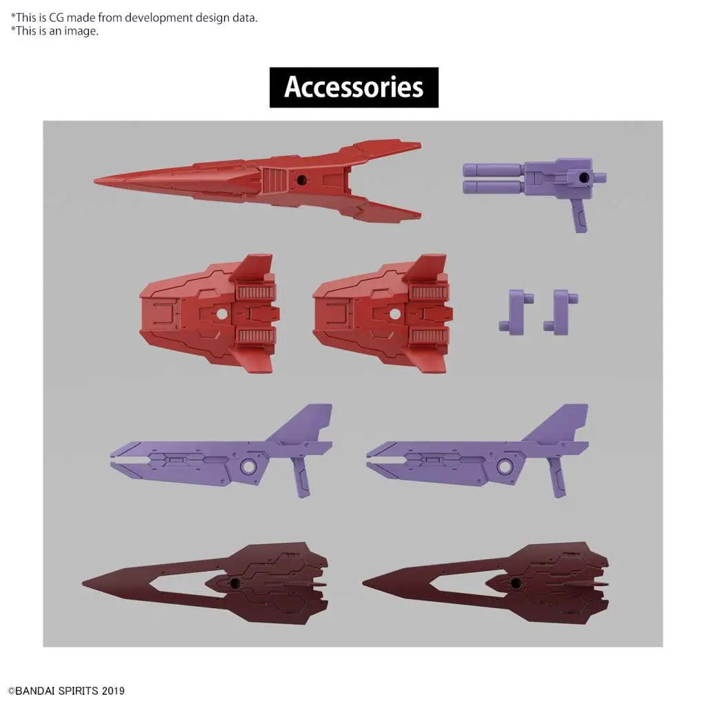 BANDAI 30MM EEXM-30 ESPOSSITO Y 1/144 MODEL KIT 11 cm