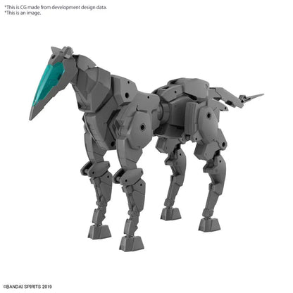 BANDAI 30MM EX ARM VEHICLE HORSE MECHA DARK GRAY 1/144 MODEL KIT 8 cm