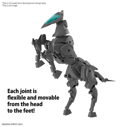 BANDAI 30MM EX ARM VEHICLE HORSE MECHA DARK GRAY 1/144 MODEL KIT 8 cm