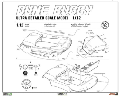 INFINITE STATUE - ORI DUNE BUGGY 1/12 MODEL KIT 30.20 cm