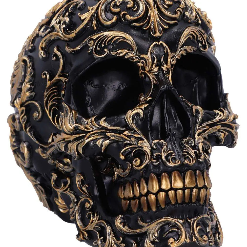 RENAISSANCE BLACK AND GOLD SKULL