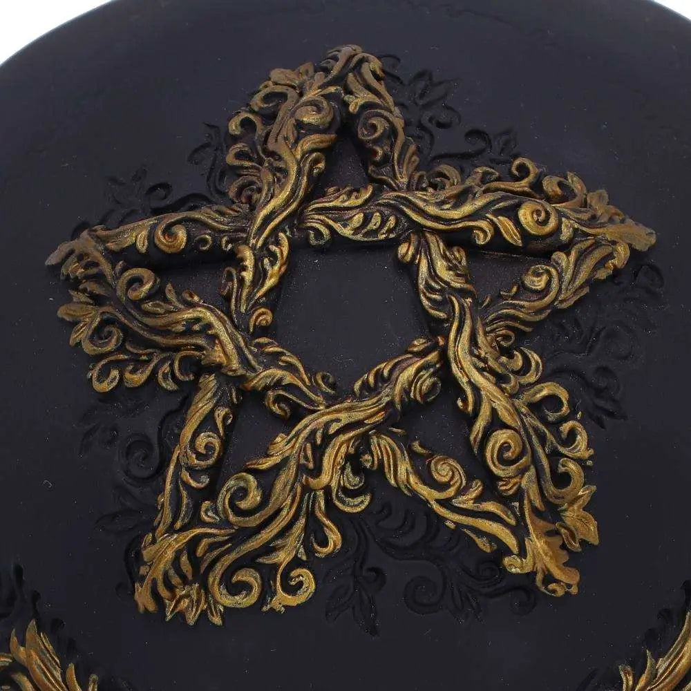 DIVINE DEMISE BLACK AND GOLD SKULL