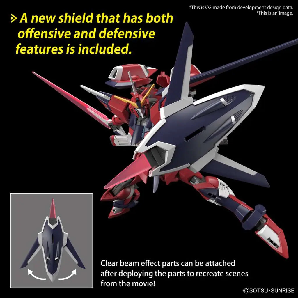 BANDAI - GUNDAM HG IMMORTAL JUSTICE 1/144 MODEL KIT 13 cm
