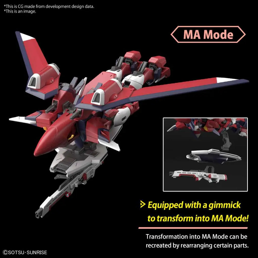 BANDAI - GUNDAM HG IMMORTAL JUSTICE 1/144 MODEL KIT 13 cm