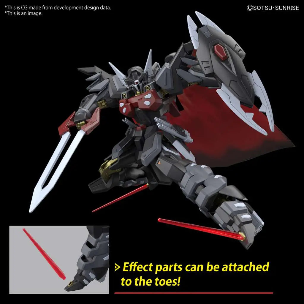 BANDAI HG BLACK KNIGHT SQUAD SHI VE 1/144 MODEL KIT 13 cm
