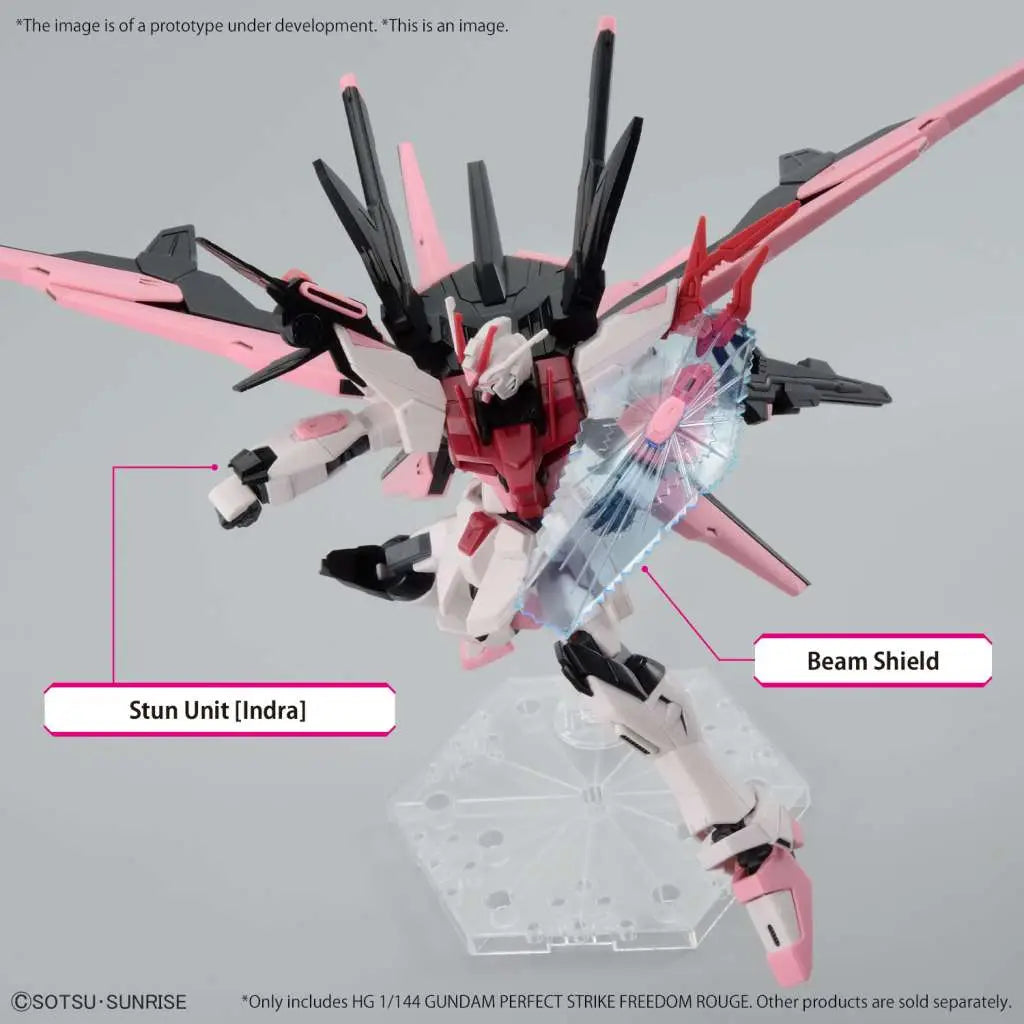 BANDAI - GUNDAM HG PERFECT STRIKE FREEDOM ROUGE 1/144 MODEL KIT 13 cm