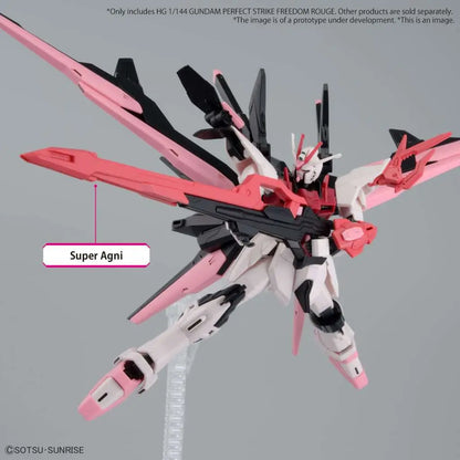 BANDAI - GUNDAM HG PERFECT STRIKE FREEDOM ROUGE 1/144 MODEL KIT 13 cm