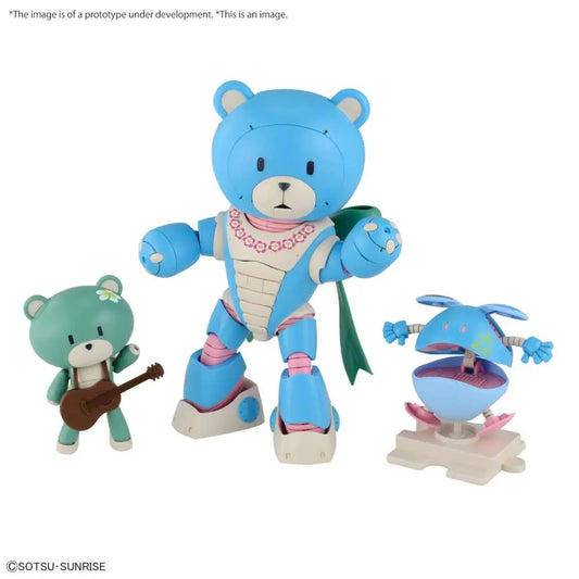 BANDAI HG BEARGGUY OHANA & ALOHARO SET 1/144 MODEL KIT 13 cm
