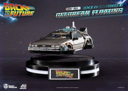 BEAST KINGDOM BACK FUTURE 2 DELOREAN FLOATING REPLICA 20 cm