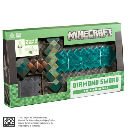 NOBLE COLLECTIONS MINECRAFT DIAMOND SWORD COLLECTOR REPLICA 50 cm