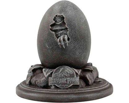 FANATTIK JURASSIC PARK 30TH ANNIVERSARY VELOCIRAPTOR EGG & JOHN HAMMOND CANE SET REPLICA