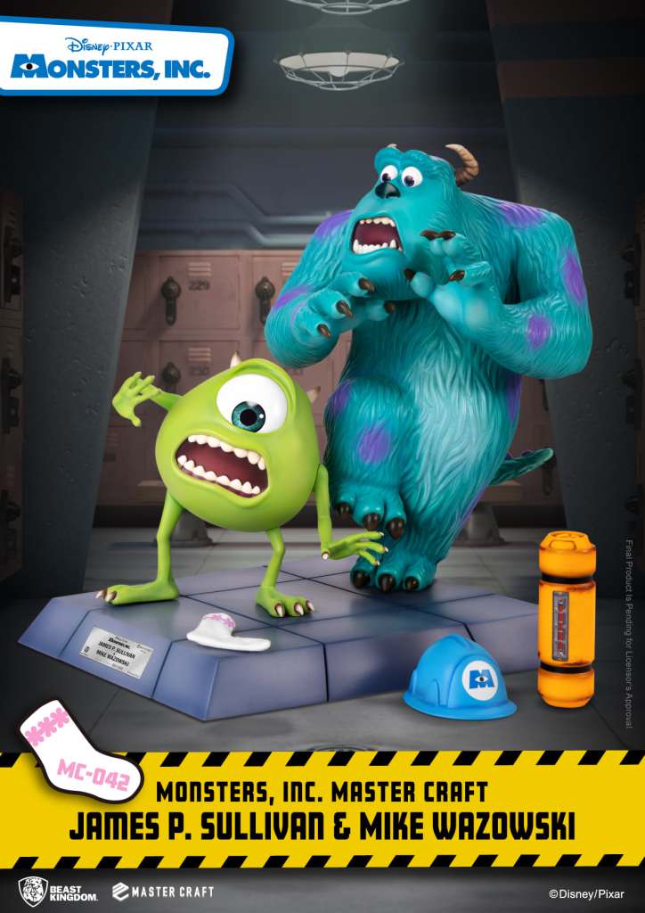 MONSTERS, INC. MASTER CRAFT STATUA JAMES P. SULLIVAN & MIKE WAZOWSKI 34 CM BEAST KINGDOM TOYS