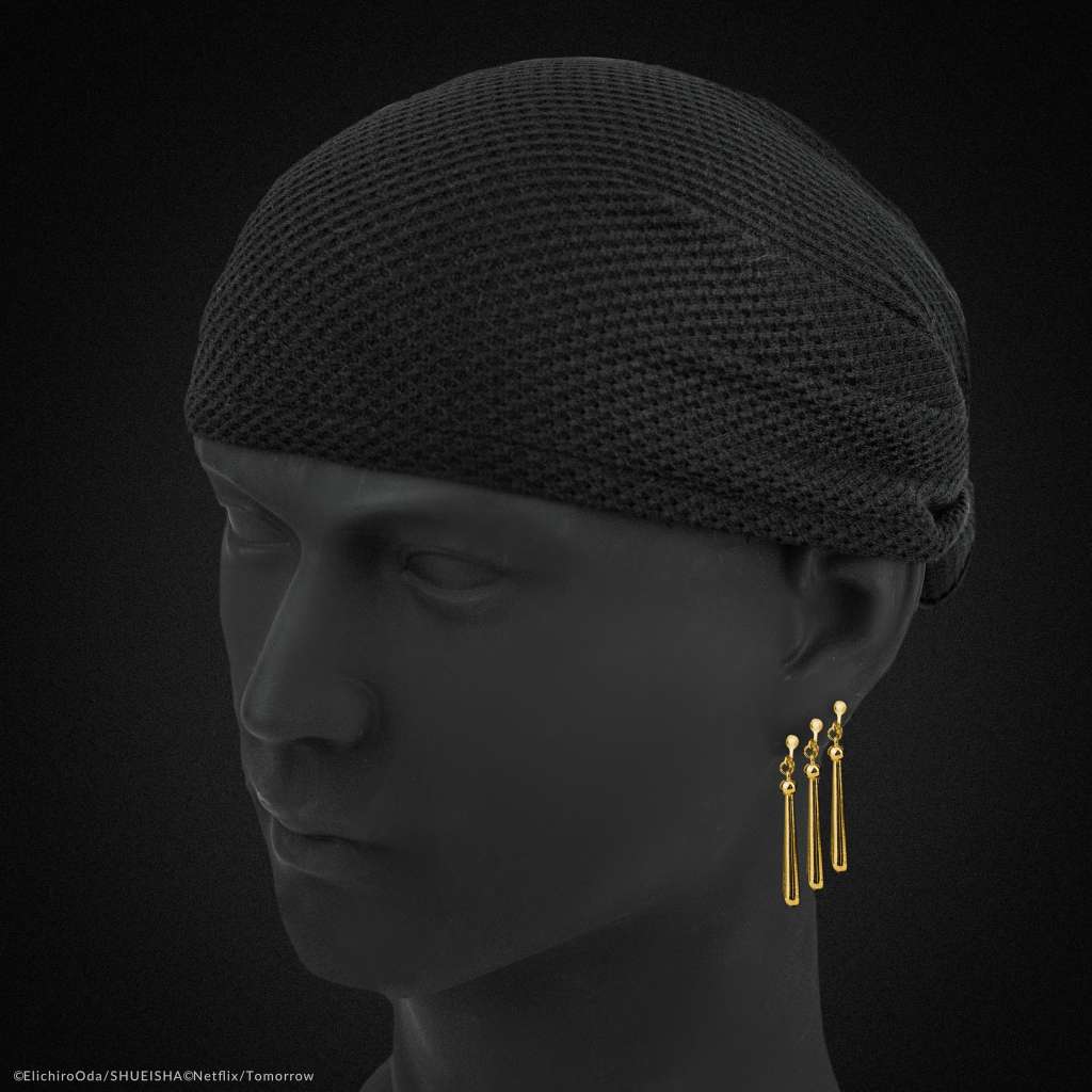 ONE PIECE BANDANA AND EARRINGS SET