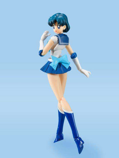 BANDAI SAILOR MERCURY SAILOR MOON S.H. FIGUARTS ANIMATION COLOR EDITION ACTION FIGURE 14 CM