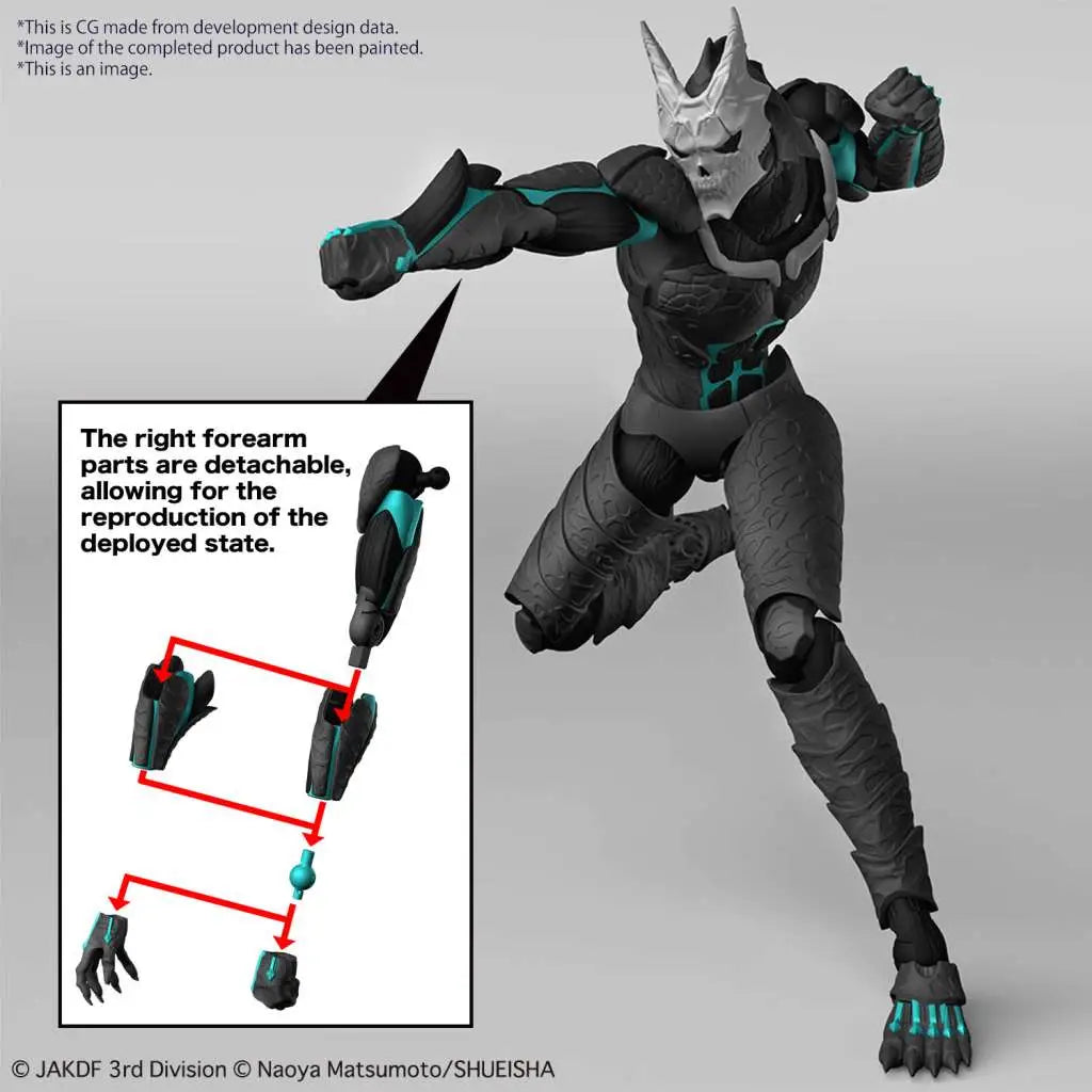 BANDAI RISE KAIJU NO 8 MODEL KIT 12 cm