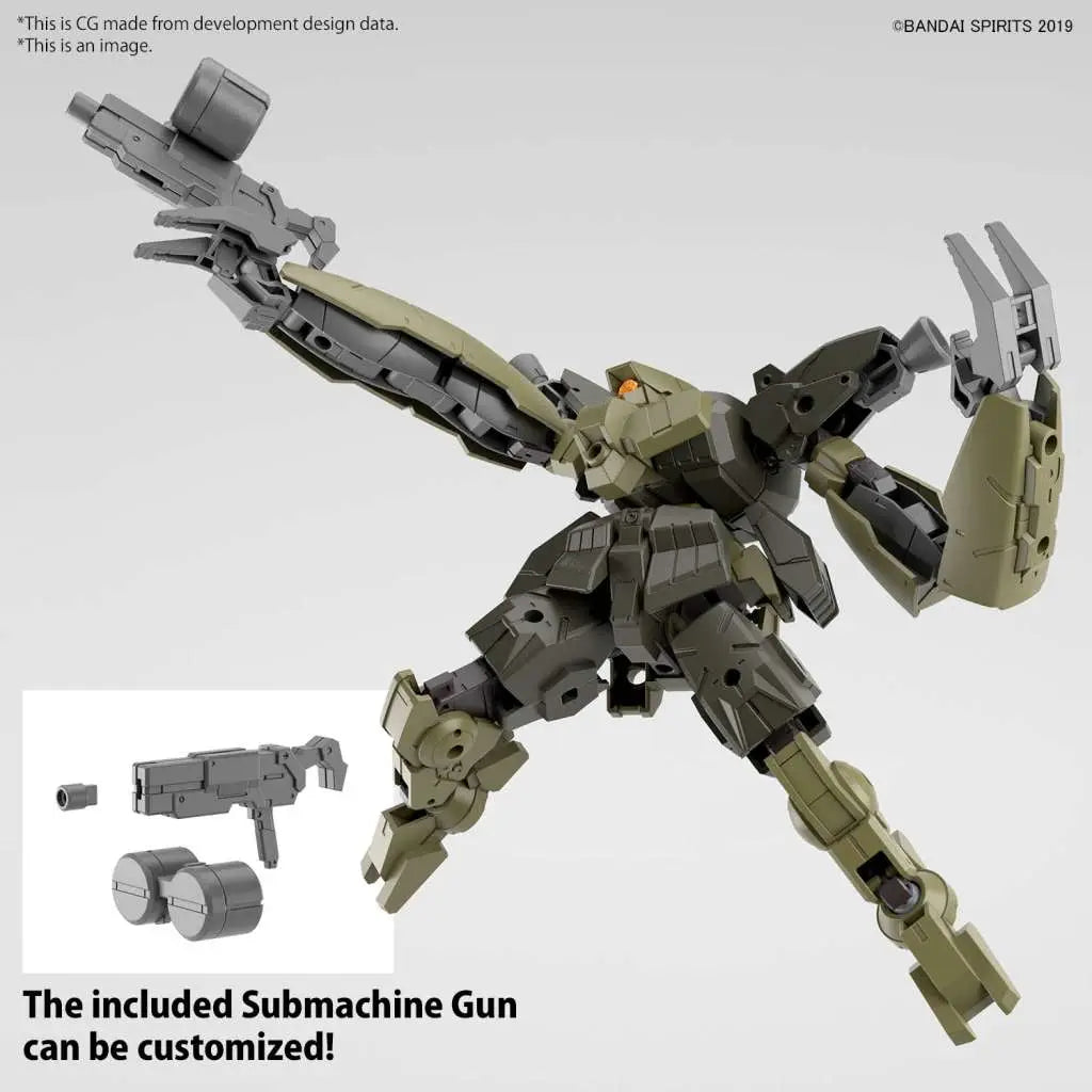BANDAI 30MM BEXM-29 GARDONOVA GREEN 1/144 MODEL KIT 12 cm