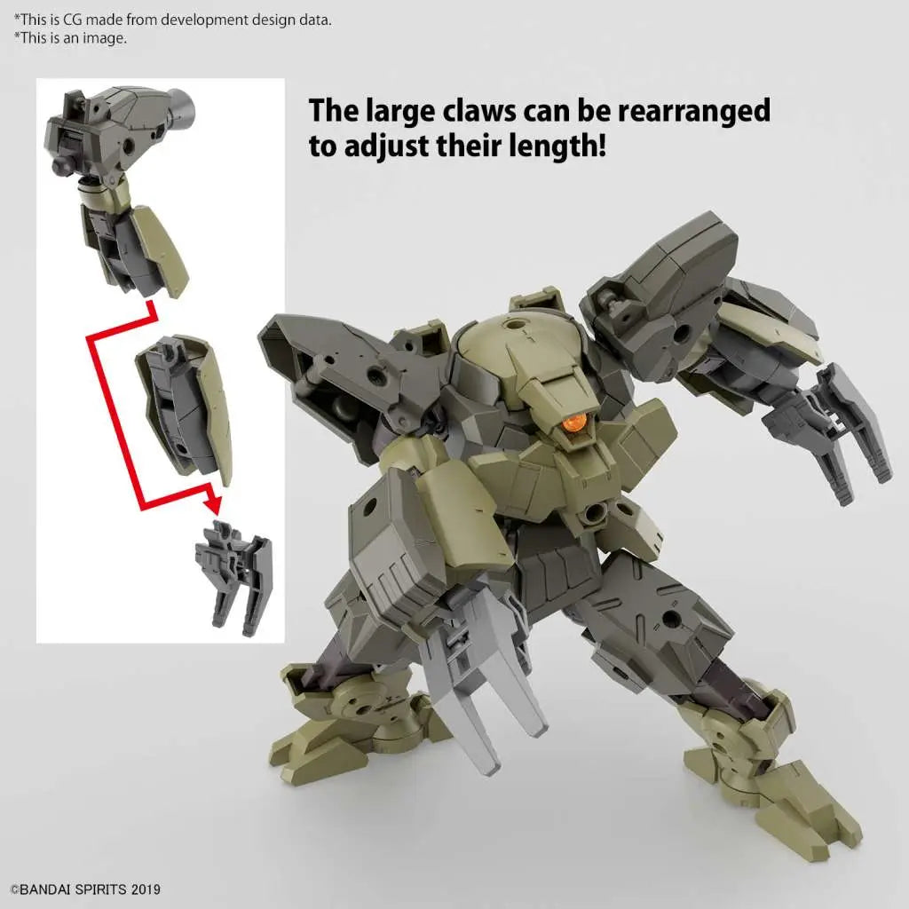 BANDAI 30MM BEXM-29 GARDONOVA GREEN 1/144 MODEL KIT 12 cm