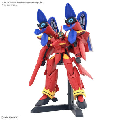 BANDAI HG VF-19 CUSTOM FIRE VALKYRIE W SOUND BOOSTER 1/100 MODEL KIT 13 cm