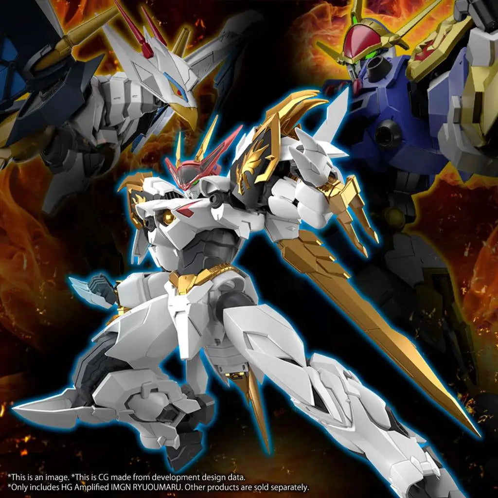 BANDAI HG AMPLIFIED IMGN RYUOUMARU MODEL KIT 12 cm