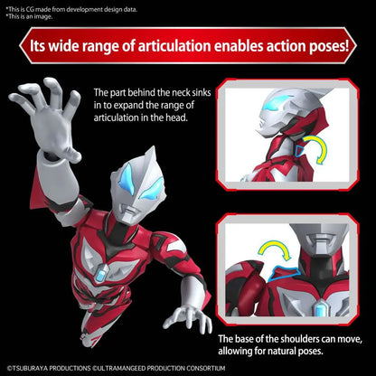BANDAI RISE ULTRAMAN GEED PRIMITIVE MODEL KIT 12 cm